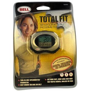 2003 Bell Sports Total‎ Fit Speedometer/Pedometer Biking Walking Running Sealed